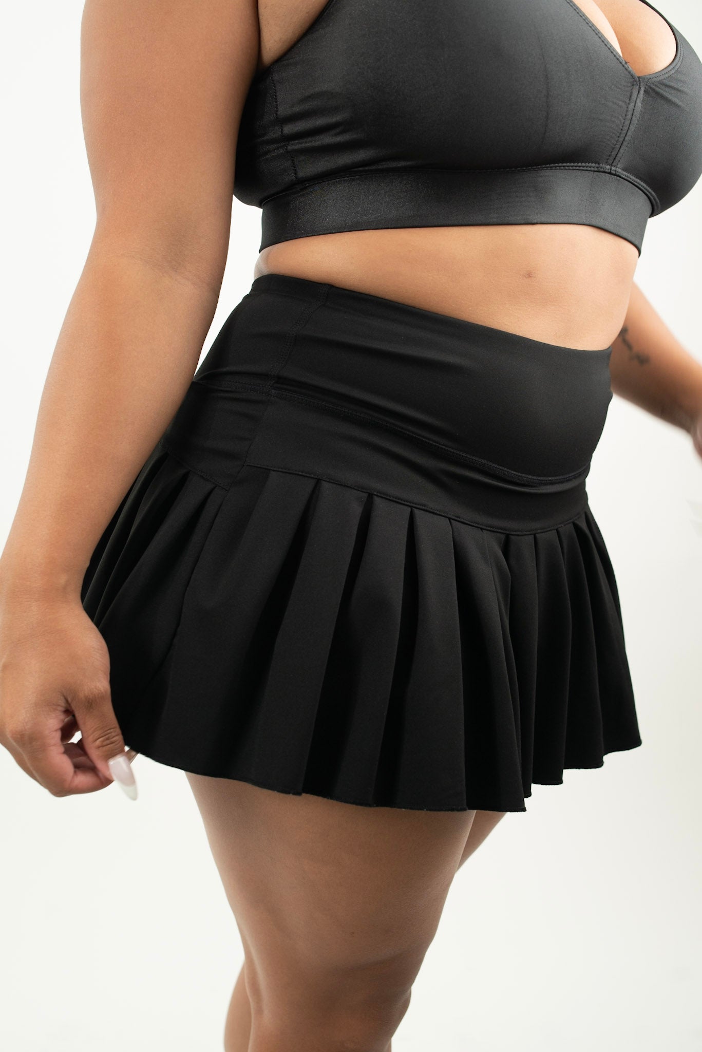 Varsity clearance black skort