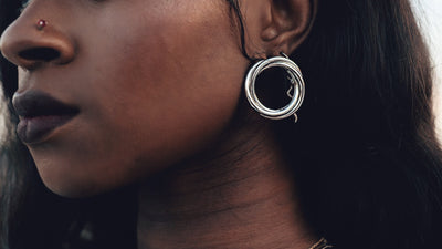 Circle Twist Earring