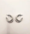 Mini Triple Hoop Earring